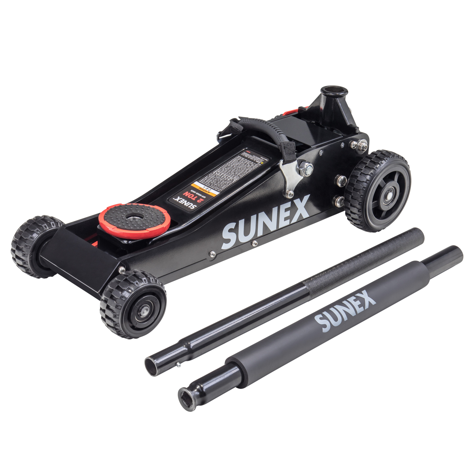 Sunex Tools, Big Wheel Hydraulic Jack — 2-Ton Capacity, 28.4in. Max Lift Height, Model# 6602RJ